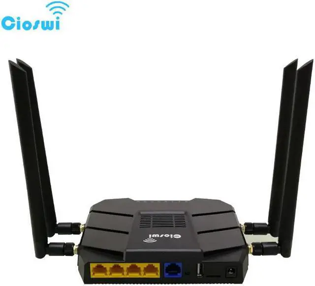 Alt view image 5 of 5 - 4g wifi router with sim card slot lte modem usb 802.11AC 1200mbps dual band 5G gigabit 3g router for office long range