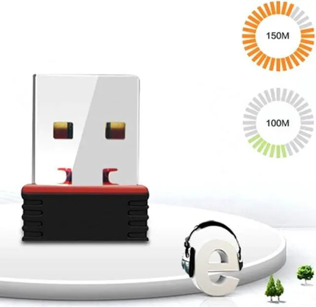 Alt view image 4 of 5 - Mini USB 2.0 Wireless WiFi Adapter 150Mbps Wi-Fi Adapter PC USB Ethernet WiFi Dongle 2.4G Network LAN Card Wi Fi Receiver