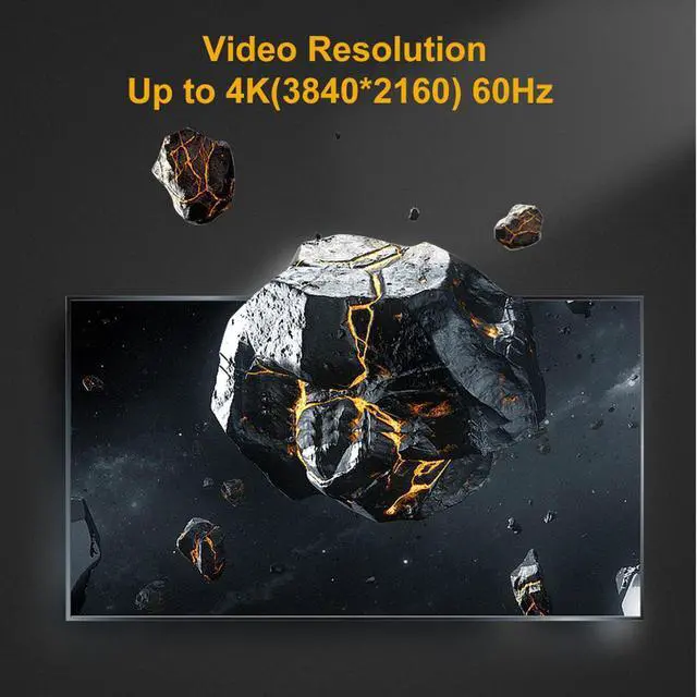 Alt view image 4 of 5 - 2 Pcs New High Quality 1.5m  USB KVM Cable  + USB KVM Cable KVM Switch Dedicated 4K@60Hz 18 Gbp