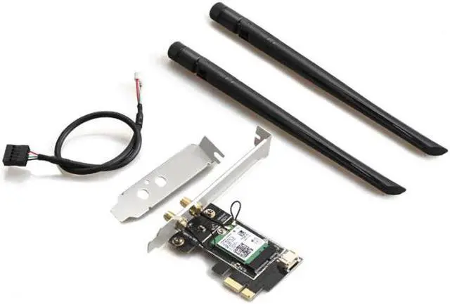 Alt view image 5 of 5 - Band 2.4G/5G 3000Mbps 802.11ax  AX200 Wifi 6 PCI-E PCI Express Wifi Adapter Bluetooth 5.0 Network Card For Desktop PC