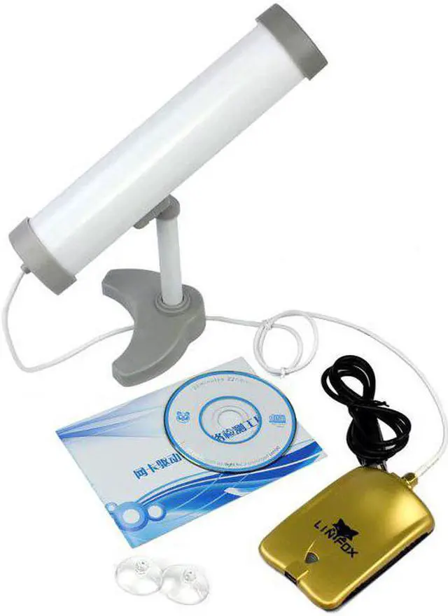Alt view image 3 of 5 - New Long Range(3KM) High Power(5800MW) 58DBI USB Clipper Wireless Wifi Adapter Antenna A