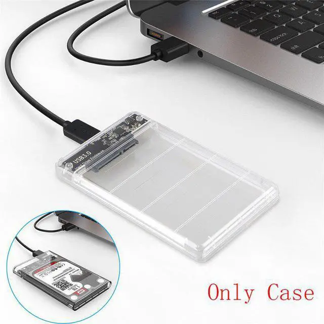 Main image of 2.5" Hard Drive Enclosure SATA USB 3.0 HDD Hard Drive External Enclosure SSD Disk Box Case With LED For Win 2000/xp/7/8/10