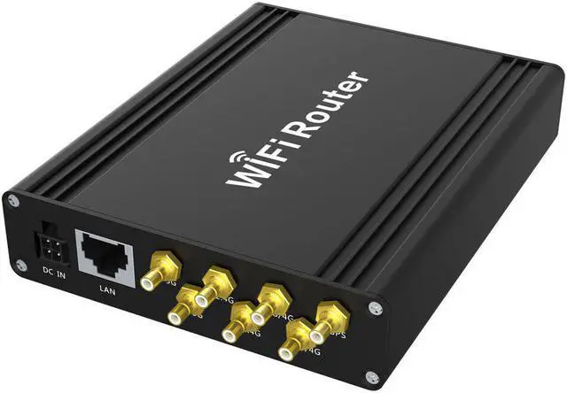 Alt view image 3 of 5 - 1200Mbps wireless WiFi router, LTE 4G modem Industrial router CAT4 for car router with SIM card slot 4G    ubiquiti