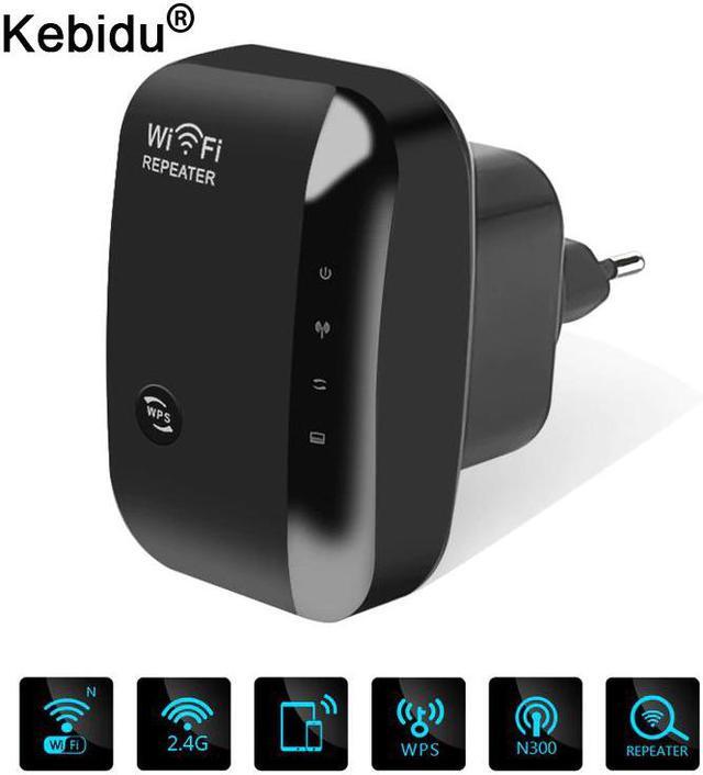 Main image of Wireless N Wifi Repeater 802.11N/B/G Network Router 300Mbps Range Expander Signal Antennas Booster Extend for Enterprise EU/US
