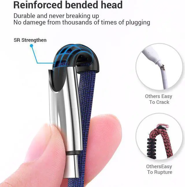 Alt view image 2 of 5 - 1.5 2 3 Meter Type C Cable 3m Fast Charge Cavo Led Usb Tipe C for Mi A3 Black Shark 2 Pro S20 Ultra Note 10 Plus