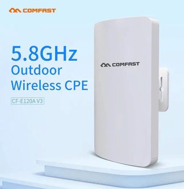 Alt view image 3 of 5 - 5.8G 300Mbps Outdoor Wifi CPE Wireless bridge Wifi Repeater Amplifier Point to Point 1-3KM Wifi Transmission  Nanostation router