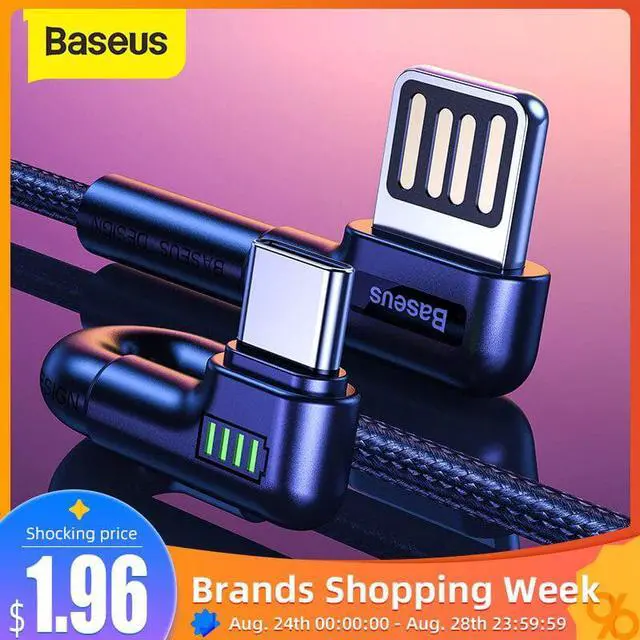 Main image of USB Type C Cable Fast Charge USB C Cable for  S9 S10 S20 Game Cable Elbow USB Type C Wire Cord  Type C Cable