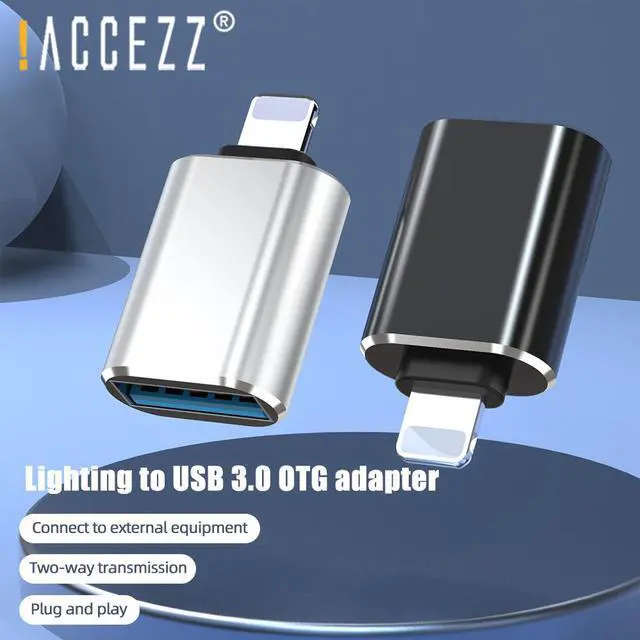 Main image of Lighting to USB OTG USB Adapter For iPhone 11 Pro XS Max XR X 8 7 6s Plus For iPad Adapter U Disk Mouse Keyboard Adapter