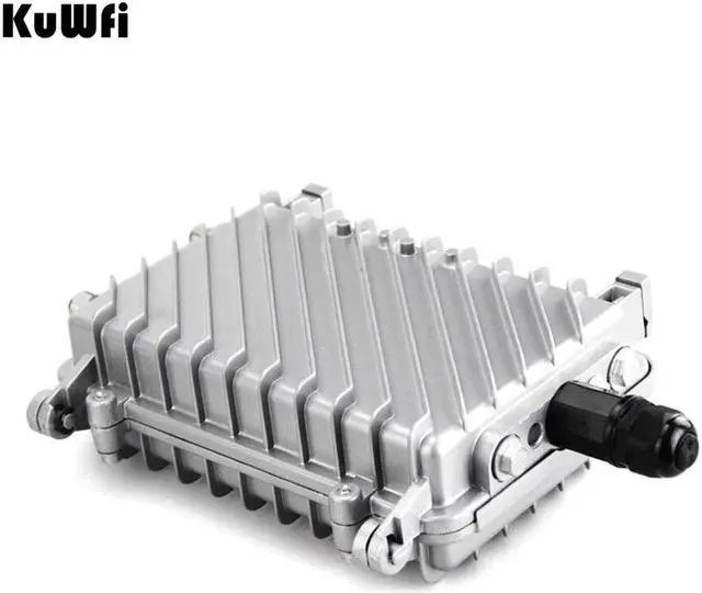 Alt view image 4 of 5 - Performance Outdoor Wireless Router CPE 500mW 300Mbps Base AP Dual 8dBi FRP Antenna WIFI Extending Network Bridge