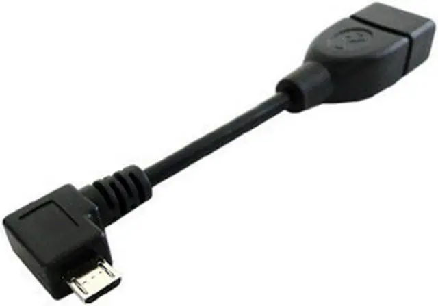 Alt view image 5 of 5 - 100% tested right angle female USB to male Micro USB OTG Cable Adapter for  LG  Android Phone for For flash drive
