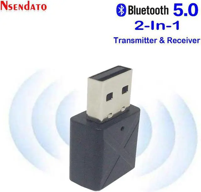 Main image of Wireless Bluetooth 5.0 Audio Receiver Transmitter Mini USB 3.5mm 2 in 1 Stereo Bluetooth Resiver Adapter for TV Computer Car AUX