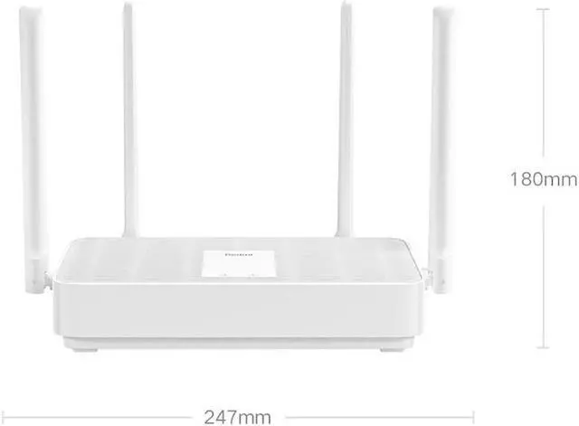 Alt view image 4 of 5 - 2020 New  Redmi Router AX5 WiFi 6 2.4G /5G dual Frequency Mesh network Wifi Repeater 4 High Gain Antennas signal extender