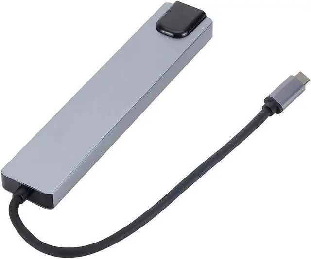 Alt view image 5 of 5 - 8-In-1 USB C Hub Type C to RJ45 Ethernet USB 3.0 Ports SD/TF Card Reader USB-C PD Power Delivery for MacBook Pro Dock
