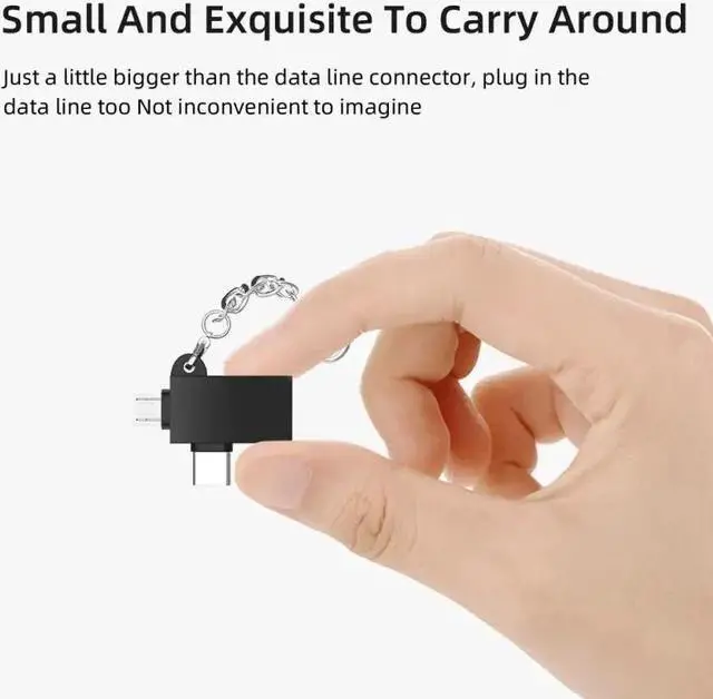 Alt view image 5 of 5 - 1PC 2 In1 Type-C Micro Converter 3.0 USB OTG Adapter Work For Tablet Hard Disk Drive Flash Disk For