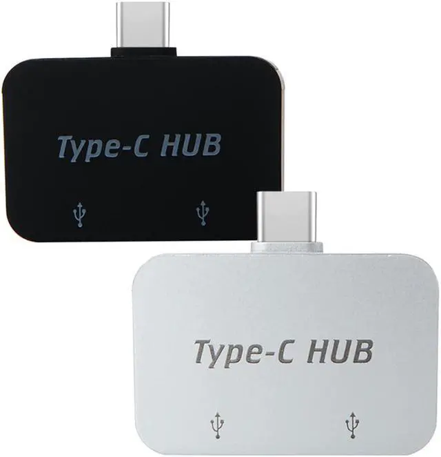 Main image of USB3.1 Type-C to 2 Port Splitter USB 3.0 OTG Hub Plastic Adapter For Cell Phone PC Computer Tablet