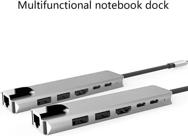 Main image of splitter Multi  C HUB to HUB  3.0 HDMI 4K //TF Card Reader/ PD charging Audio /RJ45 Adapter for MacBook Pro type c