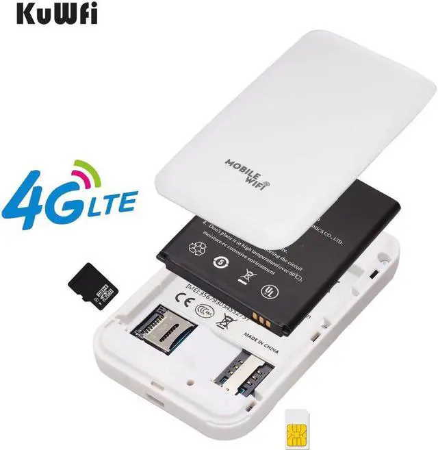 Alt view image 3 of 5 - 4G Wifi Router Portable 3G/4G SIM Card Router Unlocked Portable Pocket Wi-fi Hotspot Card Wi-fi Router With Sim Card Slot