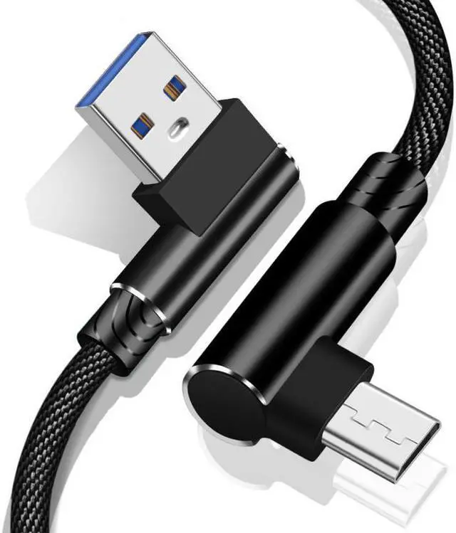 Main image of USB Cable 90 Degree Elbow 1m Fast Charging Charger  Cable For   Redmi LG usb