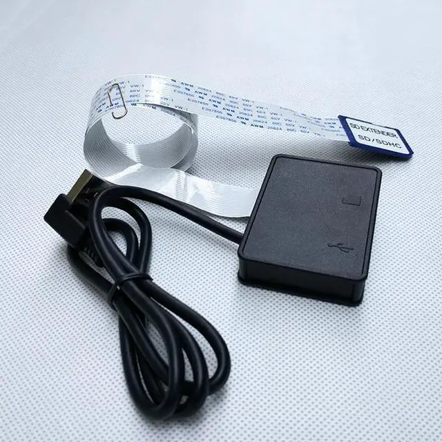 Alt view image 5 of 5 - Flexible Extension Cable Extender Adapter Converter  Card Female SDHC Card Reader for MP3 GPS Mole Phone 54/70 CM