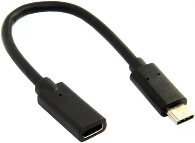 Alt view image 5 of 5 - Extender  Converter Cable Male To Female Charger USB Cable Type-c Adapter Extension