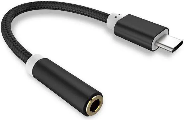 Alt view image 4 of 5 - Type C To 3.5mm Earphone Headphone Cable Adapter -C To 3.5mm Headphone Jack Aux Cable For