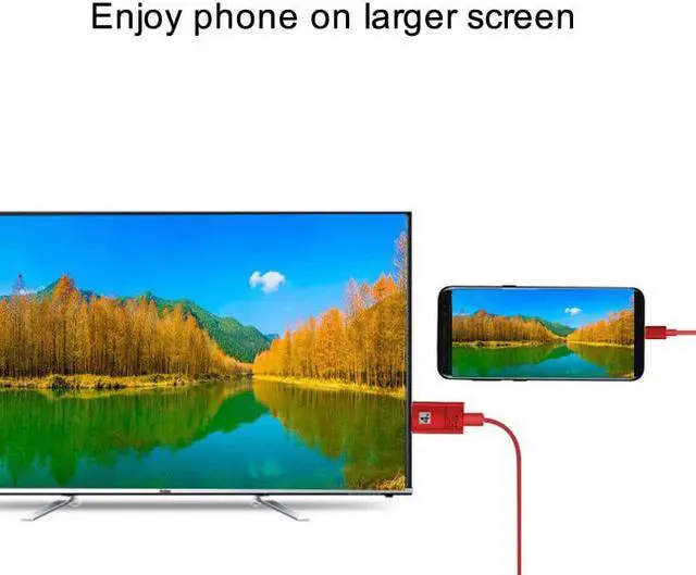 Alt view image 4 of 4 - 4K USB-C Type C Phone Adapter  Video Connect Cable for MacBook Lumia 950XL  Note8 Note 9 10 S10 S9 S8 to TV Projector