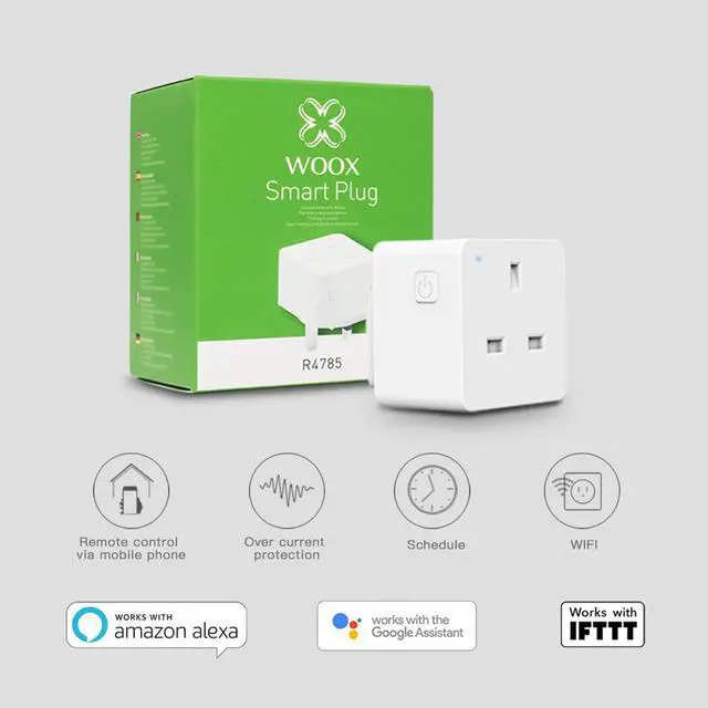 Alt view image 3 of 5 - Smart Power Plug Outlet UK Electric Adapter Socket Voice Wireless Remote Remote Control Timer work with Alexa Google Home