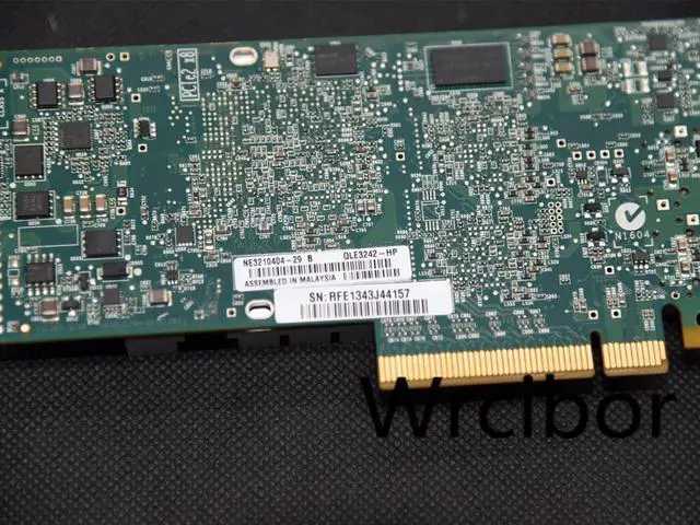 Alt view image 4 of 5 - NC523SFP QLE3242- Dual Port 10GbE 593742-001 593715-001 SFP+ PCI-E NIC Network Adapter 2* 3M SFP+ Cable