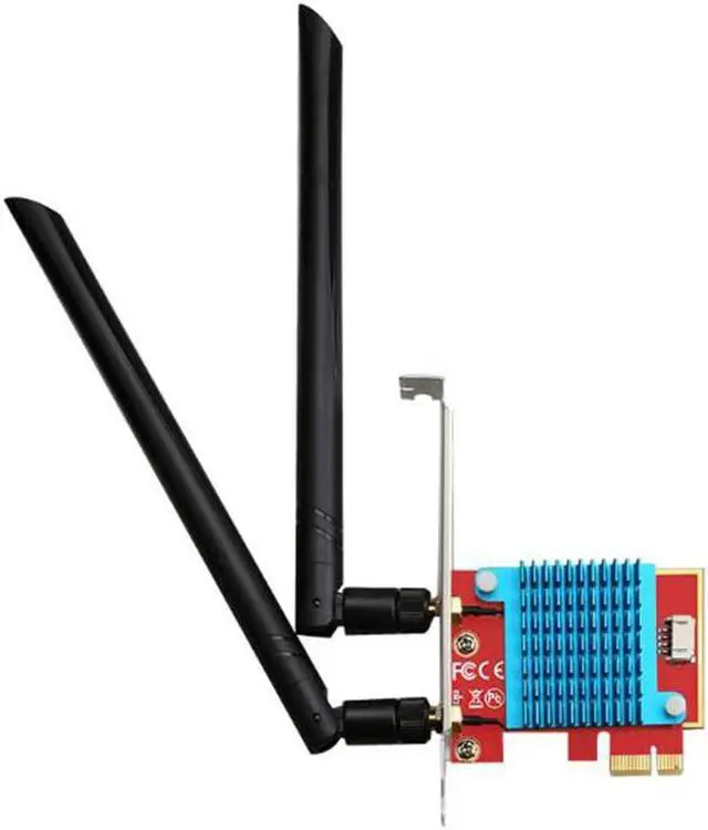 Alt view image 5 of 5 - Band WiFi 6 Wireless Adapter AC 3000Mbps  AX200 Bluetooth 5.0 Wi-Fi Card with Heatsink for Windows 10