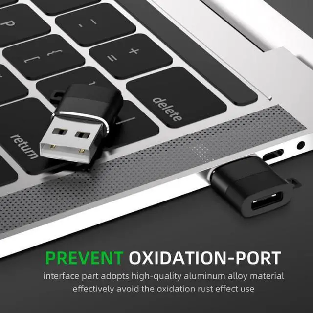 Alt view image 3 of 5 - 1PC Type C OTG Adapter USB C Male To Micro USB Female Cable Portable Hook Lock Converters For Macbook PC