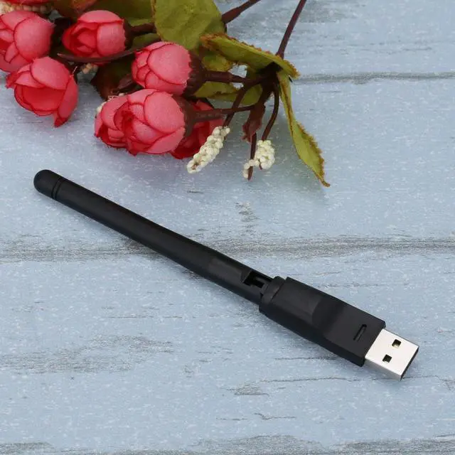 Alt view image 4 of 5 - 150Mbps Mini USB Wifi Adapter 2dB Antenna PC USB Wi-Fi Receiver Wireless Network Card USB Wi-fi Receiver Ethernet Network Card