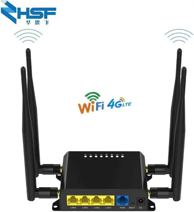 Alt view image 2 of 5 - WiFi Internet VPN emulation 4G LTE modm CAT6WiFi router EP06 router with built-in watchdog ZBT WE-826 4G GPS router