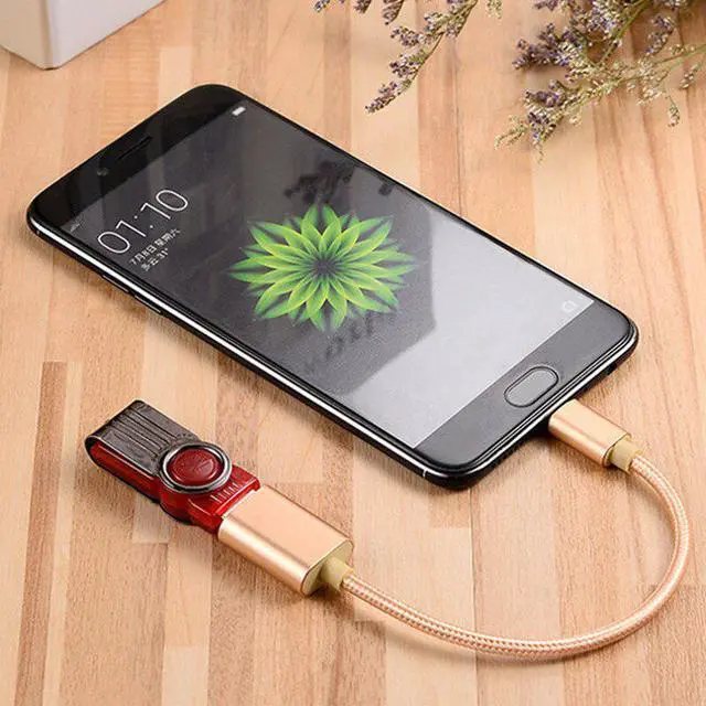 Alt view image 5 of 5 - 1pc Micro USB OTG Cable to USB Adapter OTG Charging Micro Charger  Cable Converter For  For  For