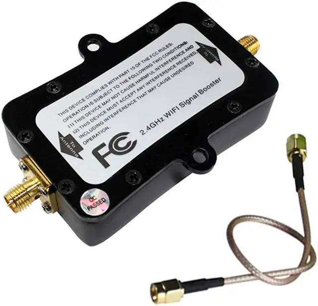 Alt view image 2 of 5 - 4W Wifi Amplifier Router 2.4Ghz 802.11b/g/n Wireless Signal Extender WiFi Booster WLAN Repeater Adapter for Wifi Router