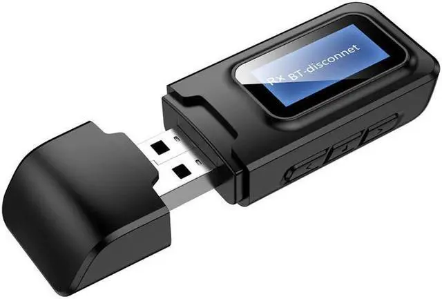 Main image of 2 In 1 USB Bluetooth 5.0 Audio Transmitter Receiver Upgraded LCD Wireless Adapter For Headphone PC Computer HIFI Sound Quality