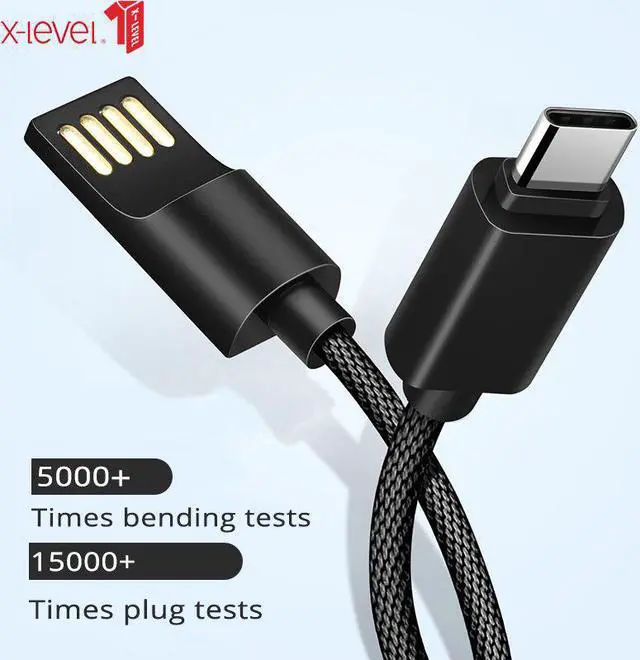Alt view image 4 of 5 - X- USB Type C Cable Fast Charging  Type-C Cable For  mi 9  P30 USB-C Cable For  S10 Plus Note 10