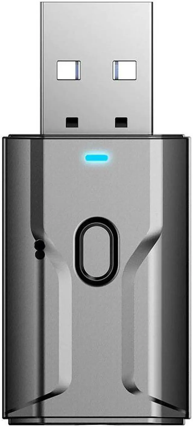 Alt view image 3 of 5 - 2 IN 1 USB Bluetooth 5.0 Audio Receiver Transmitter Mini 3.5mm Jack AUX RCA Stereo Music Wireless Adapter For TV Car PC Speaker