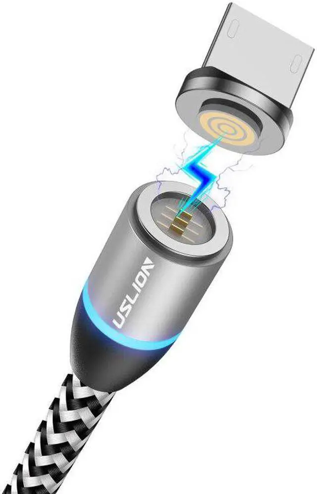 Alt view image 5 of 5 - Magnetic Micro USB Cable For iPhone  Fast Charging Magnet Charger USB Cable Mole Phone Cord Wire
