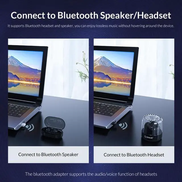 Alt view image 5 of 5 - USB Bluetooth Dongle Adapter 4.0 5.0 for PC Speaker Mouse Laptop Mini Wireless Bluetooth Audio Receiver Transmitter aptx