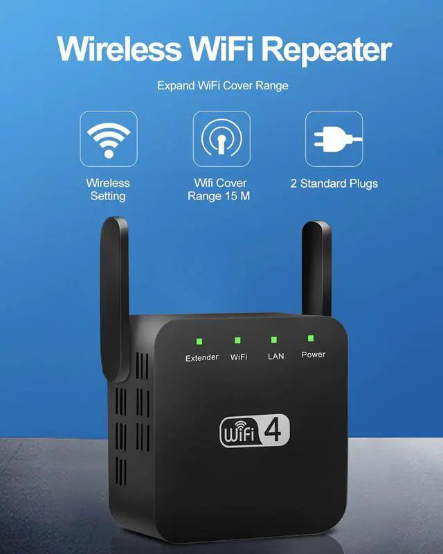 Alt view image 2 of 5 - Wifi Repeater 5Ghz Wifi Extender Router WiFi Amplifier  Wi fi Booster Ultraboost Long Range 5G Wi-fi Repeater Pro
