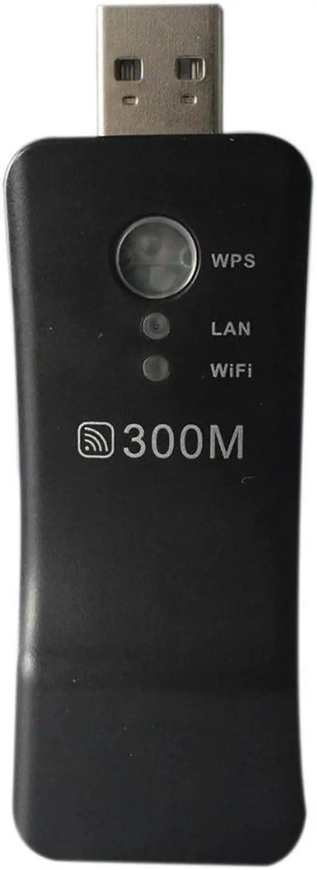 Alt view image 2 of 5 - Range Extender USB to RJ45 300Mbps Network Adapter Repeater Mini Wireless  Router Hotspot RJ45 300M Repeater w/ WPS