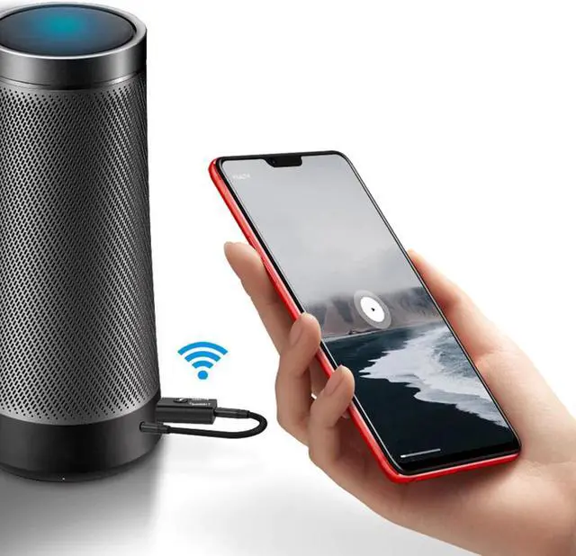 Alt view image 3 of 5 - Bluetooth 5.0 Transmitter Receiver 2 In 1 Powerful Function Independent Circuit Audio Adapter for Computer TV Speaker