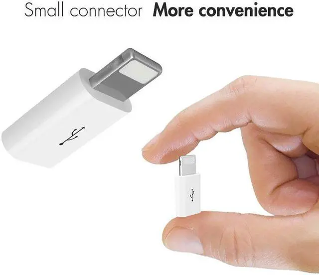 Alt view image 3 of 4 - Micro USB Cable To Lighting Adapter OTG Converter For iphone 5 6 7 X 8 5c Plus XS MAX XR Charging Transmission Connector
