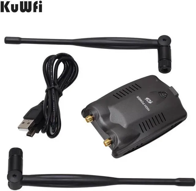 Alt view image 5 of 5 - Wireless USB Wifi Adapter 150Mbps USB Wifi Antenna RT8192 Increase Computer Signal Network Card With 2*7dBi Antenna