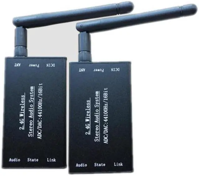 Main image of 5V 2.4G ISM HIFI Wireless Stereo Audio Transmitter Receiver 16Bit 44KSPS 5Mbps Transmission emitter Launcher Adapter