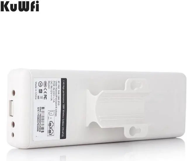 Alt view image 5 of 5 - 2KM Wireless Outdoor CPE WIFI Router 5.8G 450Mbps Access Point AP Router 1000mW WIFI Bridge WIFI Repeater WIFI Extender
