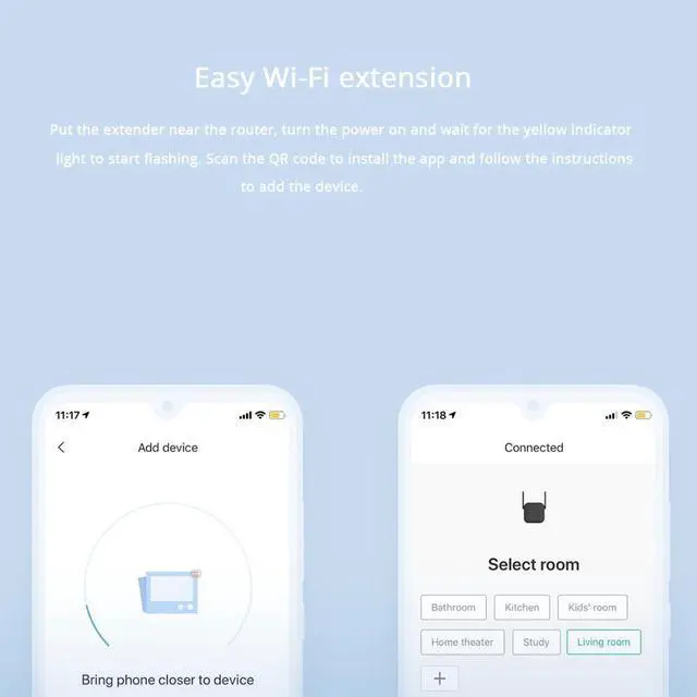 Alt view image 3 of 5 - WiFi Repeater Pro Signal Amplifier 300Mbps WiFi Router Home Office 2.4G Wi-Fi Range Extender 2 Antenna Mi Wireless Router