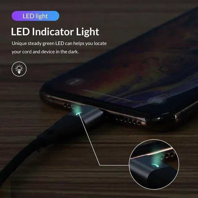 Alt view image 5 of 5 - 3A USB Type C Magnetic Cable for  Redmi Note 7 Fast Charging  Cable for  Galaxy S9 S8 Note 9 Type-C Cable