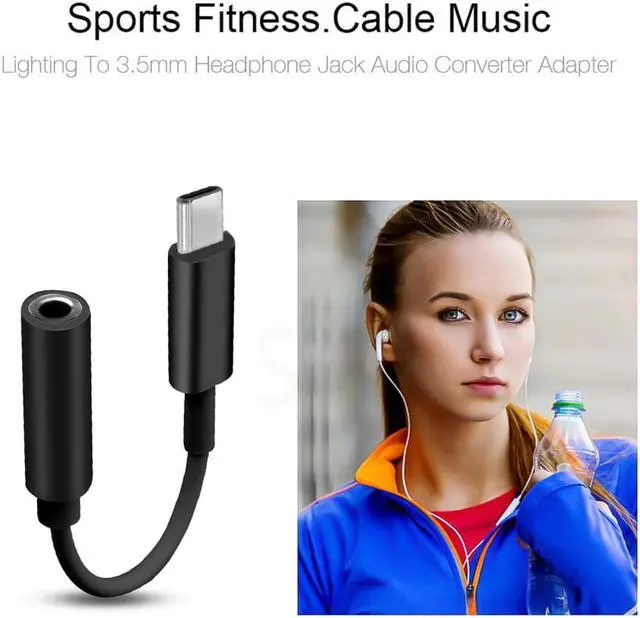 Alt view image 5 of 5 - 1pc USB3.1 Type C Male To 3.5mm Jack Female Headphone Speaker Microphone Audio Aux Cable Adapter for  P20 P30 Pro