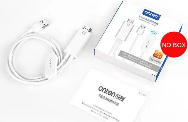 Alt view image 4 of 5 - Wireles WIFI Display Dongle Video Adapter HDMI Cable for iPhone X XS MAX XR 6 7 8 Plus iOS Android    to TV